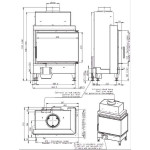 Чертеж Топка Heat R/L 2G S 65.51.40.21 (Romotop)