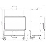 Чертеж 2 Топка Heat R/L 2G S 70.44.33.23 (Romotop)