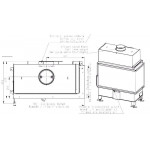 Чертеж Топка Heat R/L 2G S 70.44.33.23 (Romotop)