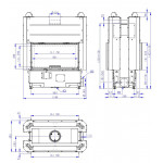 Чертеж Топка Heat T 3G L 88.50.04 (Romotop)