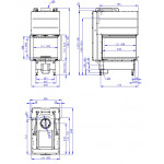 Чертеж Топка Heat U 3G L 50.52.70.21 (Romotop)