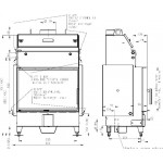 Чертеж 2 Топка Heat W 2G 70.50.01 (Romotop)