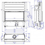 Чертеж Топка Impression 2G L 118.60.01 (Romotop)