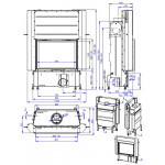 Чертеж Топка Impression 2G L 80.60.01 (Romotop)
