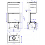 Чертеж Топка Impression C 2G L 67.61.34.21 (Romotop)