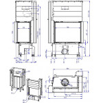 Чертеж Топка Impression R/L 2G L 71.60.34.21 (Romotop)
