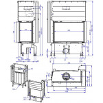 Чертеж Топка Impression R/L 2G L 83.60.34.21 (Romotop)