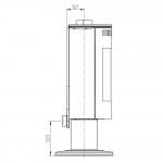 Чертеж 2 Печь ANDORRA Exclusive (Thorma)