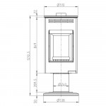 Чертеж Печь ANDORRA Exclusive (Thorma)