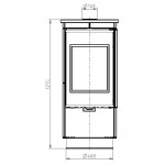 Чертеж 2 Печь ANDORRA Serpentino Plus (Thorma)