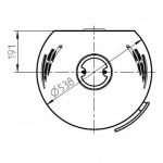 Чертеж 3 Печь ANDORRA Ceramic Extra - 2 цвета (Thorma)