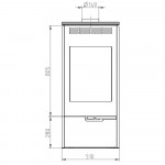 Чертеж 2 Печь ANDORRA - 2 цвета (Thorma)