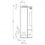 Чертеж Печь ANDORRA II - 2 цвета (Thorma)