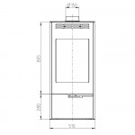 Чертеж 2 Печь ANDORRA II - 2 цвета (Thorma)