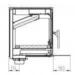 Чертеж 2 Печь BILBAO UNI (Thorma)