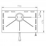 Чертеж 3 Печь BILBAO UNI (Thorma)