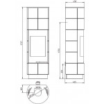 Чертеж Печь DELIA (Thorma)