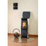 Черный/нержавейка Печь MILANO II (Thorma)