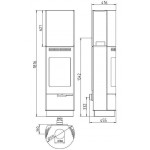 Чертеж Печь SEVILLA (Thorma)