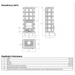 Чертеж Печь KALEDONIE K (ABX)