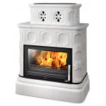 Коричневый Печь KARELIE Кафельный цоколь (ABX)