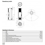 Чертеж Печь PORTO II (ABX)