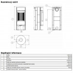 Чертеж Печь VIGO (ABX)