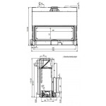 Чертеж 2 Топка 120x45 S (Austroflamm)
