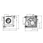 Чертеж 2 Топка 38x38x57 K (Austroflamm)