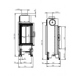 Чертеж Топка 38x38x57 K (Austroflamm)