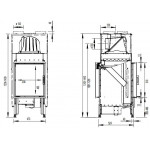 Чертеж 2 Топка 45x51 K II (Austroflamm)