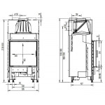 Чертеж Топка 55x51 K (Austroflamm)