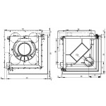 Чертеж 2 Топка 55x55x51 K (Austroflamm)
