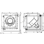 Чертеж 2 Топка 55x55x57 K (Austroflamm)