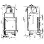 Чертеж Топка 55x55x57 K (Austroflamm)