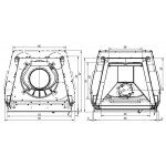 Чертеж Топка 55x57 K (Austroflamm)