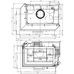 Чертеж Топка 63x40x42 S (Austroflamm)