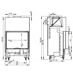 Чертеж 2 Топка 65x51 S (Austroflamm)