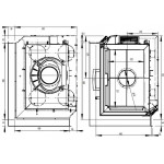 Чертеж Топка 69x49x57 S (Austroflamm)