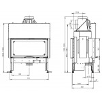 Чертеж Топка 75x39 S II (Austroflamm)