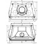 Чертеж 2 Топка 75x57 K (Austroflamm)