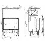 Чертеж 2 Топка 75x57 S (Austroflamm)