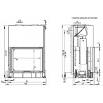 Чертеж 2 Топка 80x64 S (Austroflamm)