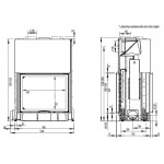 Чертеж Топка 80x64 S II (Austroflamm)