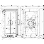 Чертеж Топка 89x49x57 S (Austroflamm)