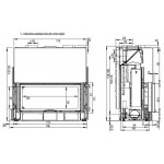 Чертеж 2 Топка 97x45 S (Austroflamm)