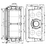Чертеж Топка 97x45 S (Austroflamm)