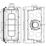 Чертеж Топка 97x74 S (Austroflamm)