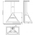Чертеж Камин Модена (Aves)