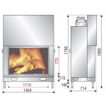 Чертеж Топка AX-F 1400 (Axis)